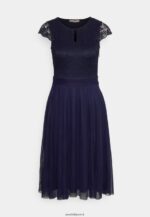 femmes robe de cocktail robe de soirée bleu foncé 006BT69 Anna Field