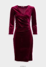 femmes robe de cocktail robe de soirée bordeaux 006BT73 Anna Field