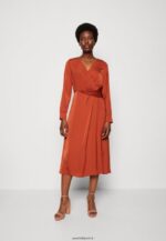 femmes robe de cocktail robe de soirée marron 006BT54 Anna Field
