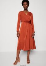 femmes robe de cocktail robe de soirée marron 006BT54 Anna Field - Image 4