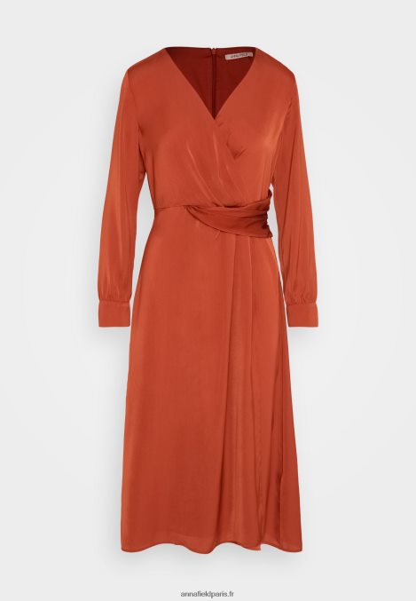 femmes robe de cocktail robe de soirée marron 006BT54 Anna Field - Image 5