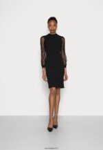 femmes robe de cocktail robe de soirée noir 006BT70 Anna Field