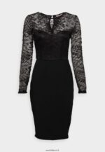 femmes robe de cocktail robe de soirée noir 006BT72 Anna Field