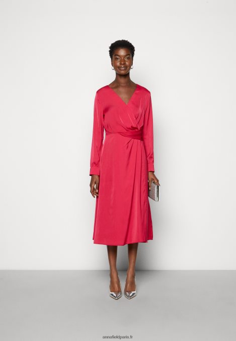 femmes robe de cocktail robe de soirée rouge 006BT32 Anna Field - Image 2