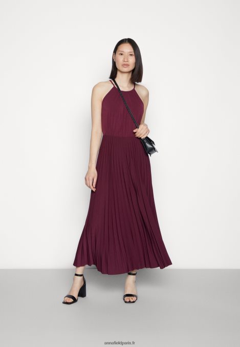 femmes robe de cocktail robe de soirée rouge foncé 006BT65 Anna Field - Image 2