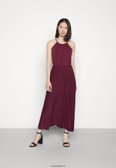 femmes robe de cocktail robe de soirée rouge foncé 006BT65 Anna Field - Image 1