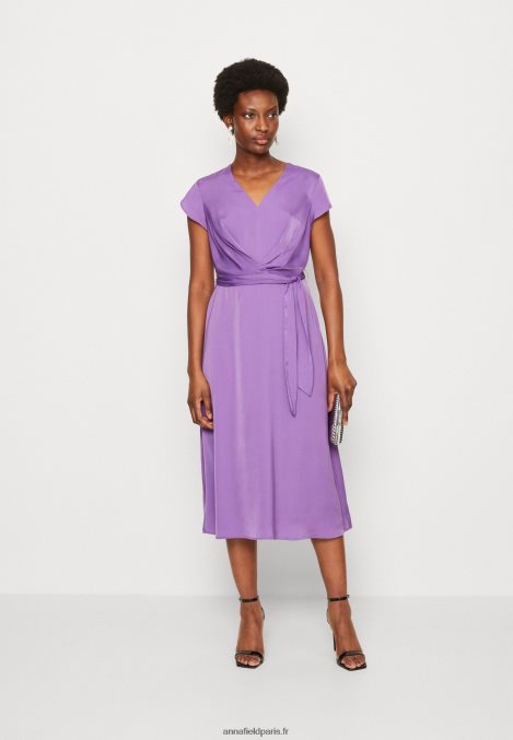 femmes robe de cocktail robe de soirée violet 006BT49 Anna Field - Image 2