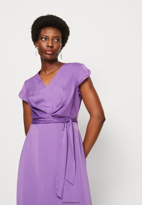 femmes robe de cocktail robe de soirée violet 006BT49 Anna Field - Image 4