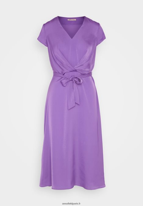 femmes robe de cocktail robe de soirée violet 006BT49 Anna Field - Image 5