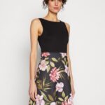 femmes robe de jour noir/noir/rose 006BT15 Anna Field