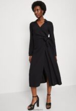 femmes robe de jour noire 006BT21 Anna Field - Image 4