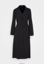 femmes robe de jour noire 006BT21 Anna Field - Image 5