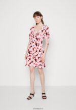 femmes robe de jour rose 006BT30 Anna Field