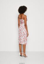 femmes robe de jour rose/rouge 006BT14 Anna Field - Image 3