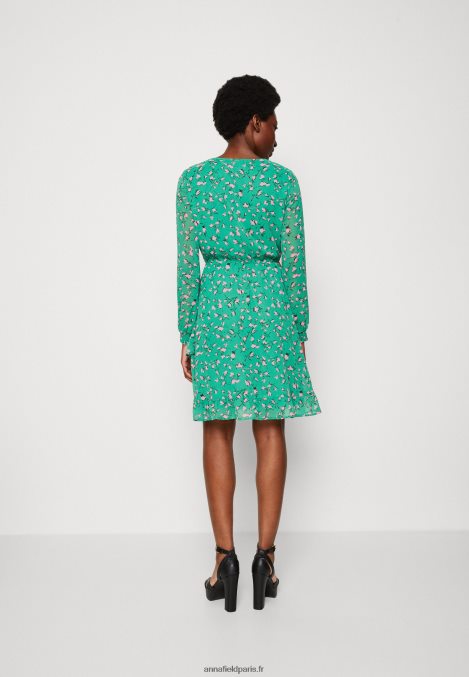 femmes robe de jour vert/multicolore 006BT28 Anna Field - Image 3