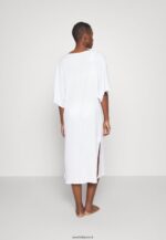 femmes robe de plage v devant robe maxi weiss 006BT222 Anna Field - Image 3