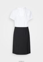 femmes robe droite noir/blanc 006BT200 Anna Field - Image 5