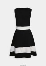 femmes robe droite noir/blanc 006BT219 Anna Field - Image 2