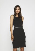 femmes robe droite noir/blanc 006BT95 Anna Field