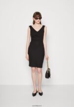 femmes robe droite noire 006BT57 Anna Field - Image 2