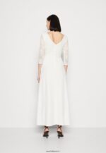 femmes robe en jersey blanc 006BT75 Anna Field - Image 3