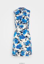 femmes robe en jersey blanc cassé/bleu 006BT166 Anna Field - Image 5
