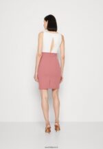 femmes robe en jersey blanc/rose 006BT36 Anna Field - Image 3