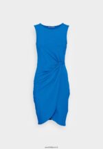 femmes robe en jersey bleu 006BT126 Anna Field - Image 4