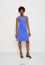 femmes robe en jersey bleu 006BT132 Anna Field - Image 2
