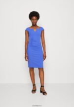 femmes robe en jersey bleu 006BT132 Anna Field