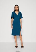 femmes robe en jersey bleu 006BT147 Anna Field