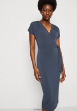 femmes robe en jersey bleu foncé 006BT139 Anna Field - Image 4