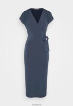 femmes robe en jersey bleu foncé 006BT139 Anna Field - Image 5