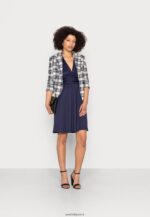 femmes robe en jersey bleu foncé 006BT154 Anna Field - Image 2