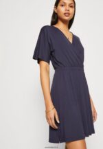 femmes robe en jersey bleu foncé 006BT168 Anna Field - Image 4