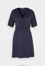 femmes robe en jersey bleu foncé 006BT168 Anna Field - Image 5