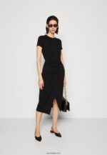 femmes robe en jersey noir 006BT102 Anna Field - Image 2