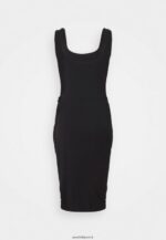 femmes robe en jersey noir 006BT109 Anna Field - Image 2