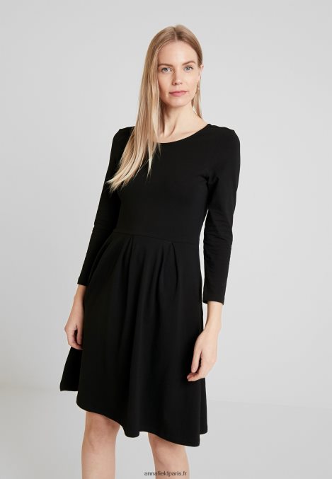 femmes_robe_en_jersey_noir_006bt120_anna_field.jpg femmes robe en jersey noir 006BT120 Anna Field - Image 1