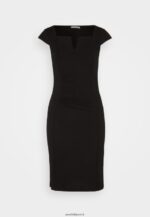 femmes robe en jersey noir 006BT133 Anna Field - Image 5