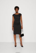 femmes robe en jersey noir 006BT136 Anna Field - Image 2
