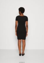 femmes robe en jersey noir 006BT137 Anna Field - Image 3