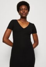 femmes robe en jersey noir 006BT137 Anna Field - Image 4