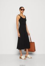 femmes robe en jersey noir 006BT162 Anna Field - Image 2