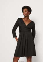 femmes robe en jersey noir 006BT165 Anna Field - Image 4