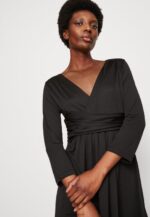 femmes robe en jersey noir 006BT165 Anna Field - Image 6
