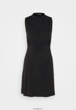 femmes robe en jersey noir 006BT167 Anna Field - Image 5