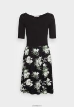 femmes robe en jersey noir 006BT169 Anna Field - Image 4