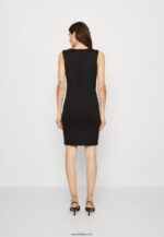femmes robe en jersey noir 006BT174 Anna Field - Image 3