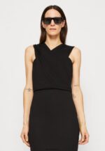 femmes robe en jersey noir 006BT174 Anna Field - Image 4
